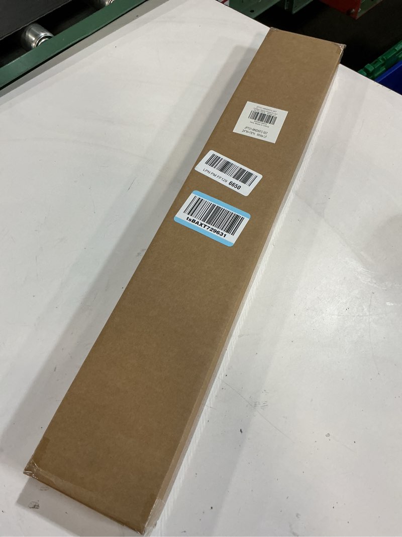 Condition photo showing New/Like New for LazBlinds Cordless Cellular Shades for French Doors, No Drill French Door Blinds for Privacy, Light Filtering Honeycomb Shades for Front Door Patio Sliding Glass Door, 1 Pack, 24" W x 78" H, White White-light Filtering 24"W x 78"H