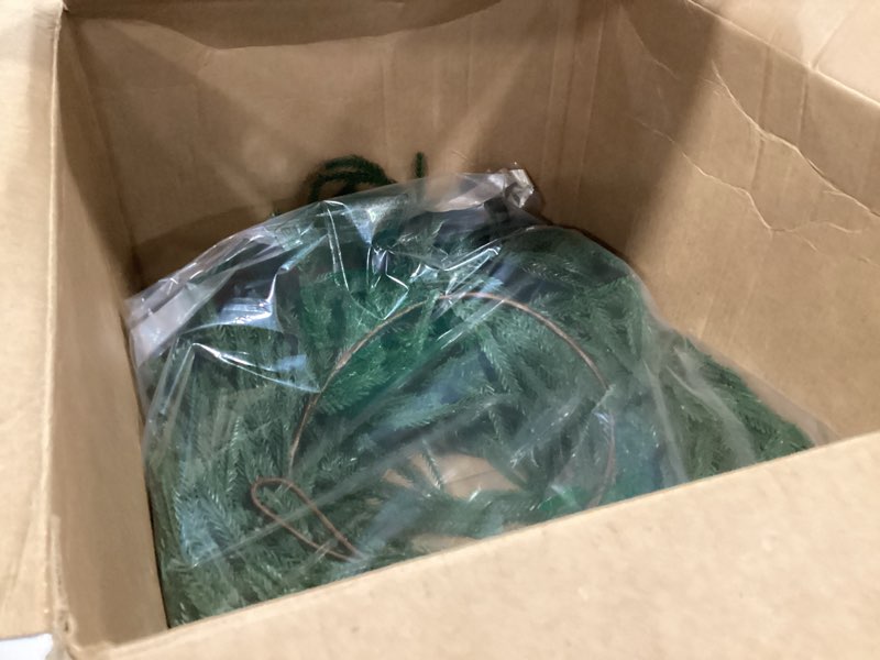 Condition photo showing Good Condition for Retroramon 10 Ft Extra Full Christmas Garland, Real Touch Norfolk Pine Garland, Artificial Dense Pin
