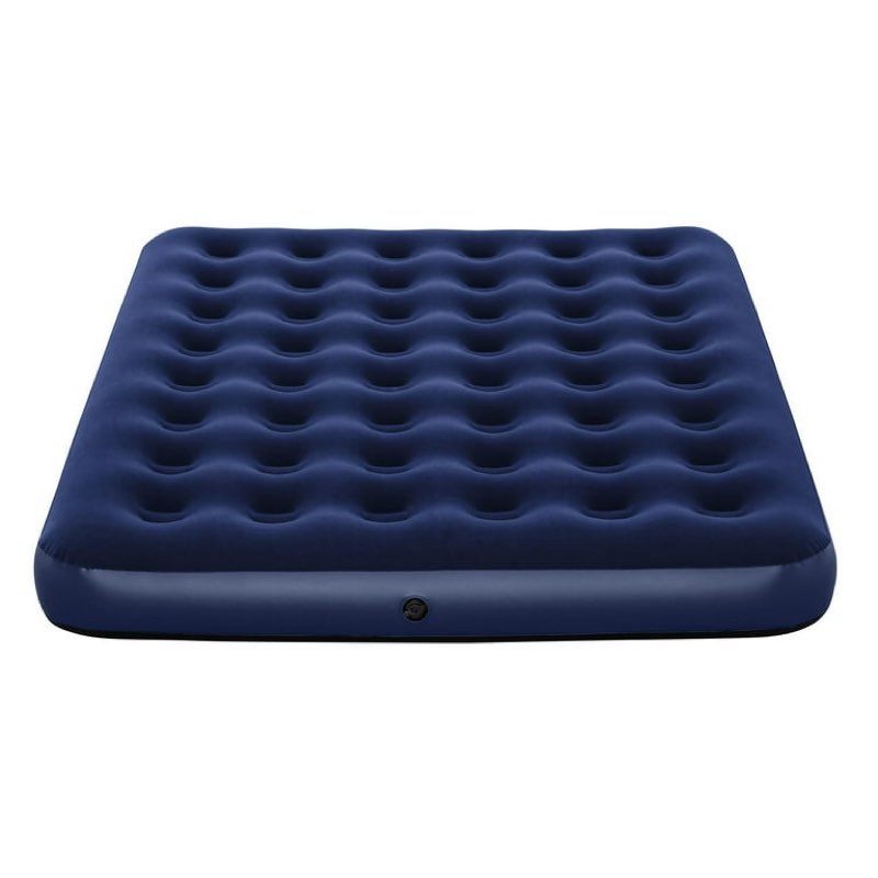ozark trail queen air mattress, 10 inch air bed, inflatable air mattress, blow up mattress without pump