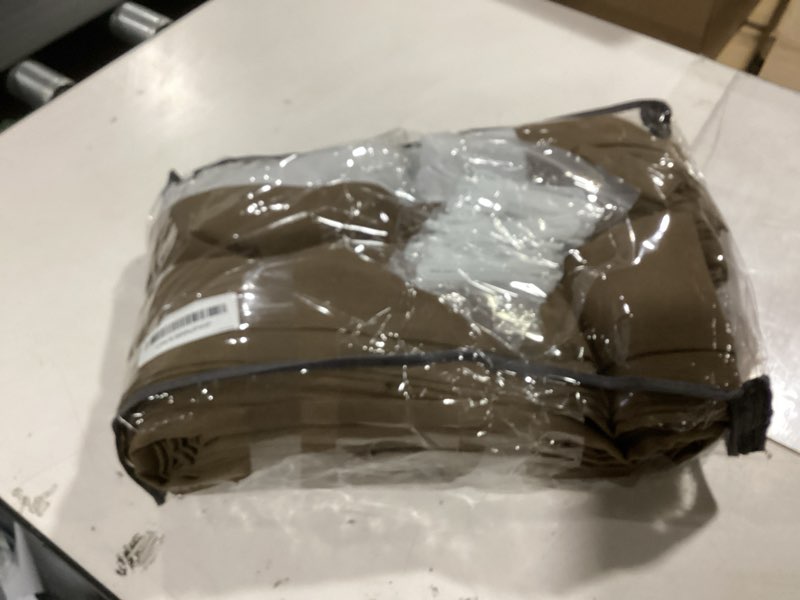 Condition photo showing Good Condition for dutch cocoa pleated linen blackout curtains 102 inches long for bedroom living room pinch pleat black out thermal insulated ring hooks room darkening drapes brown curtains with liner 40x102 dutch cocoa 40"w x 102"l (pack of 2)