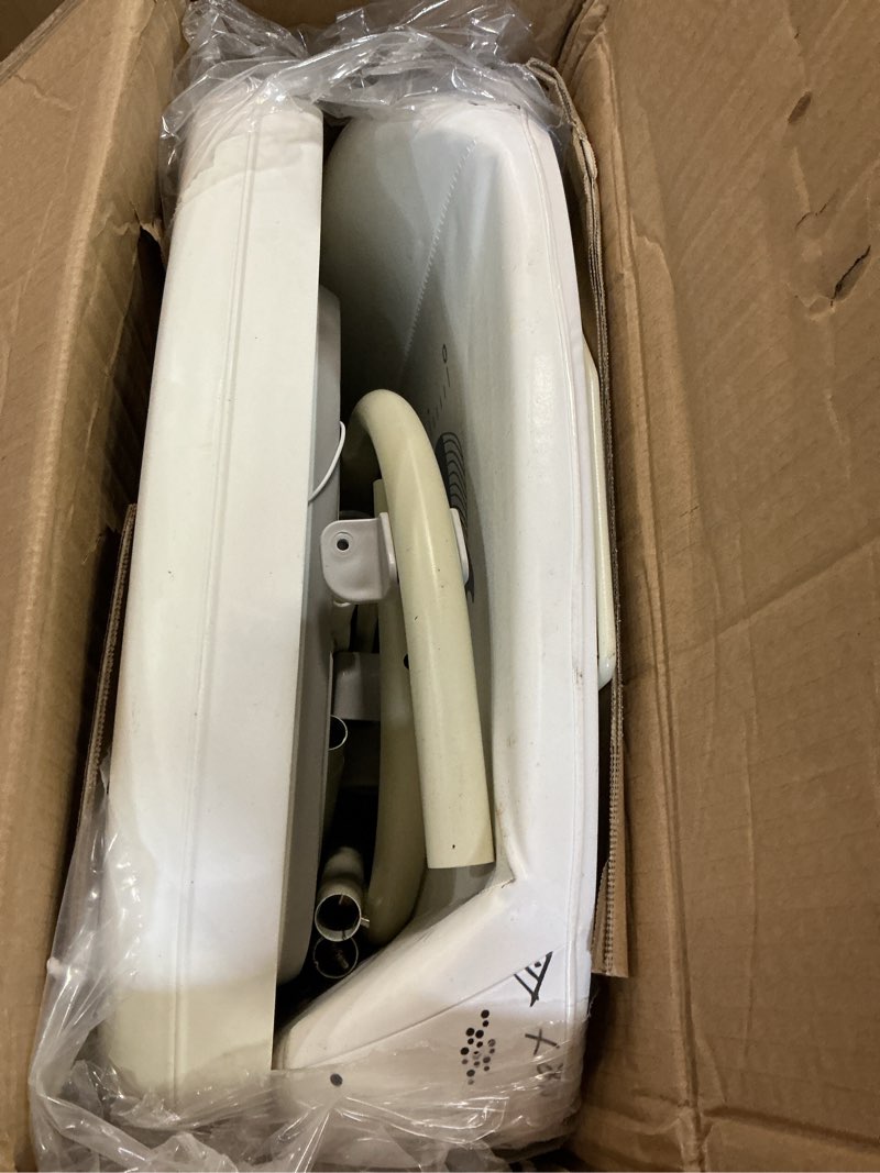 Condition photo showing As Is for PandaEar 2-in-1 Baby Bathtub & Changing Table, Adjustable Height Folding Diaper Station Waterproof Pad with Storage Rack & Wheels, Baby Bath Tub with Thermometer