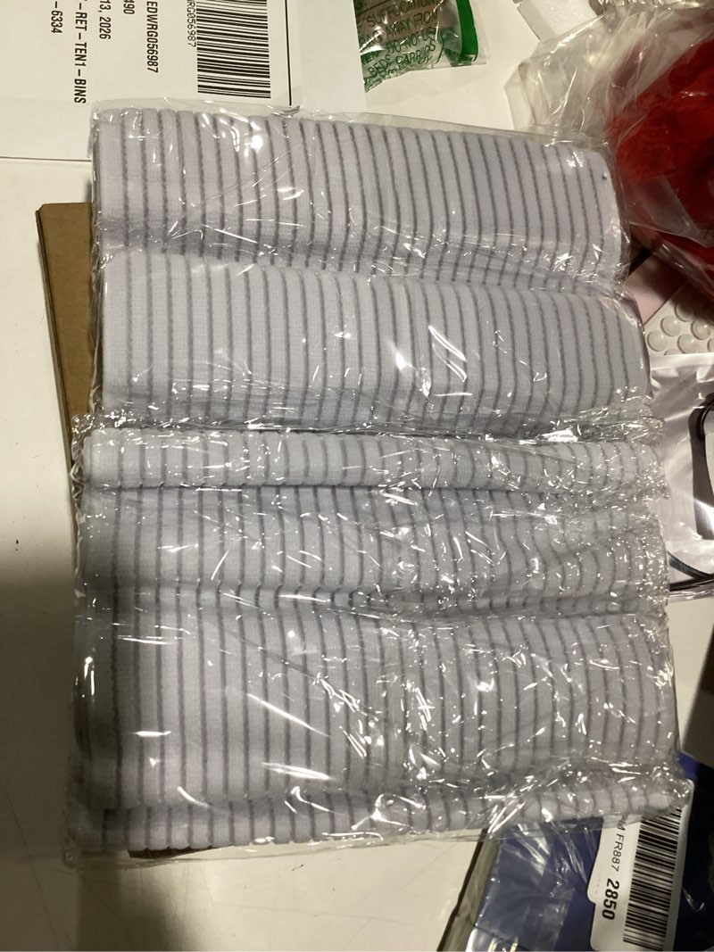 Condition photo showing Good Condition for Geiserailie 2 Pcs Chest Compression Wrap Breast Support Band Sports Support Strap Bandage Adjustable Chest Binder for Large Breasted Women Prevent Breast Bounce for Sports Running(White,Large) White Large