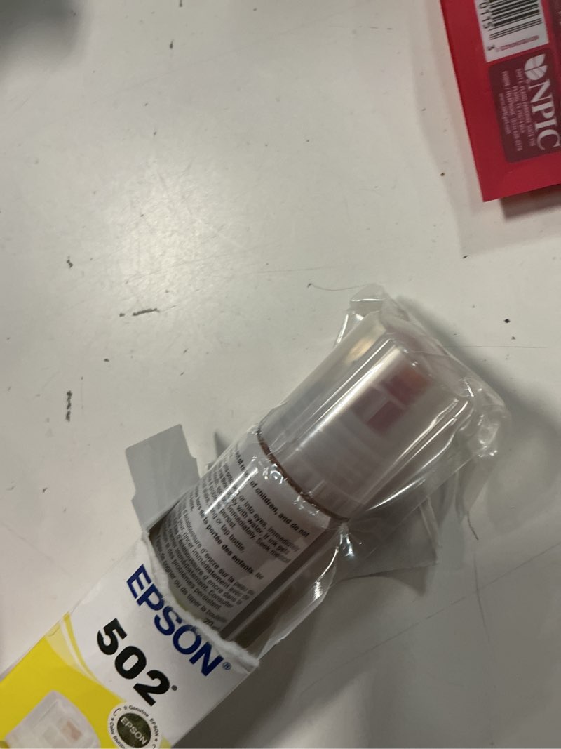 Condition photo showing Good Condition for epson 502 ecotank ink ultra-high capacity bottle yellow works with et-2750, 2760, 2850, 3750, 3760, 3850, 4850, and other select models