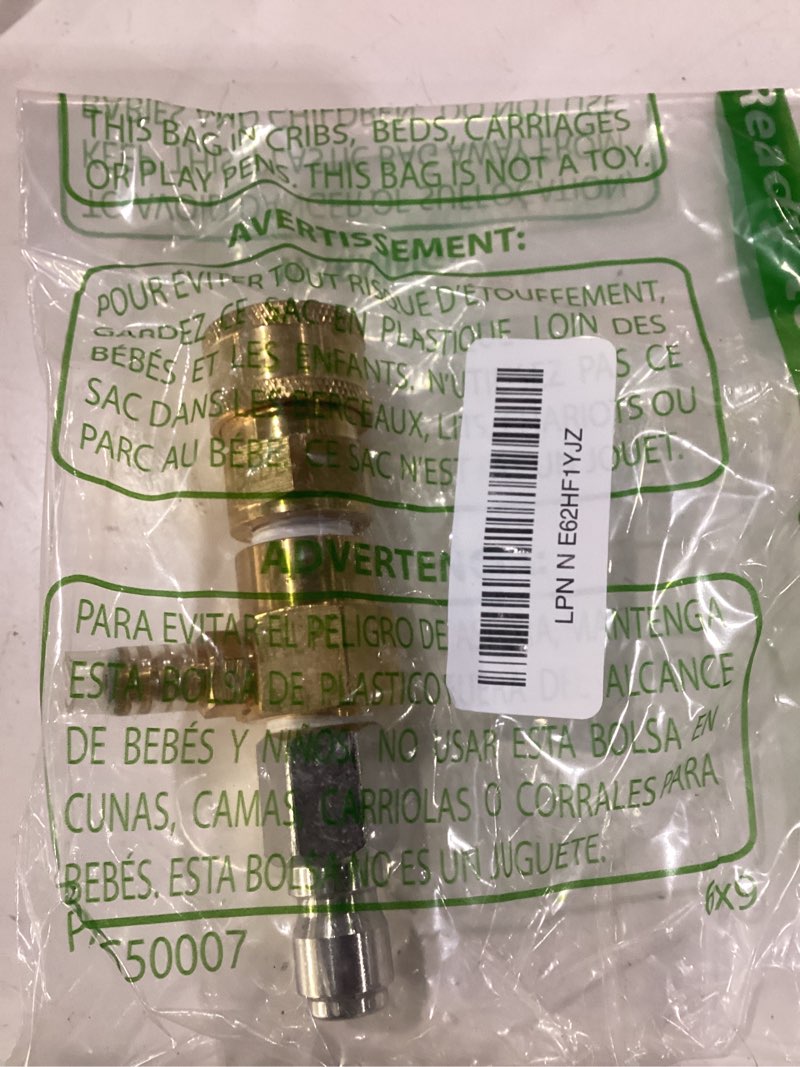 Condition photo showing Good Condition for ridge washer downstream injector for pressure washer, chemical power washer injector kit, 10 feet soap tubing with high pressures soap injectors, 3/8’’ quick connect, 2-3 gpm a. 2-3 gpm