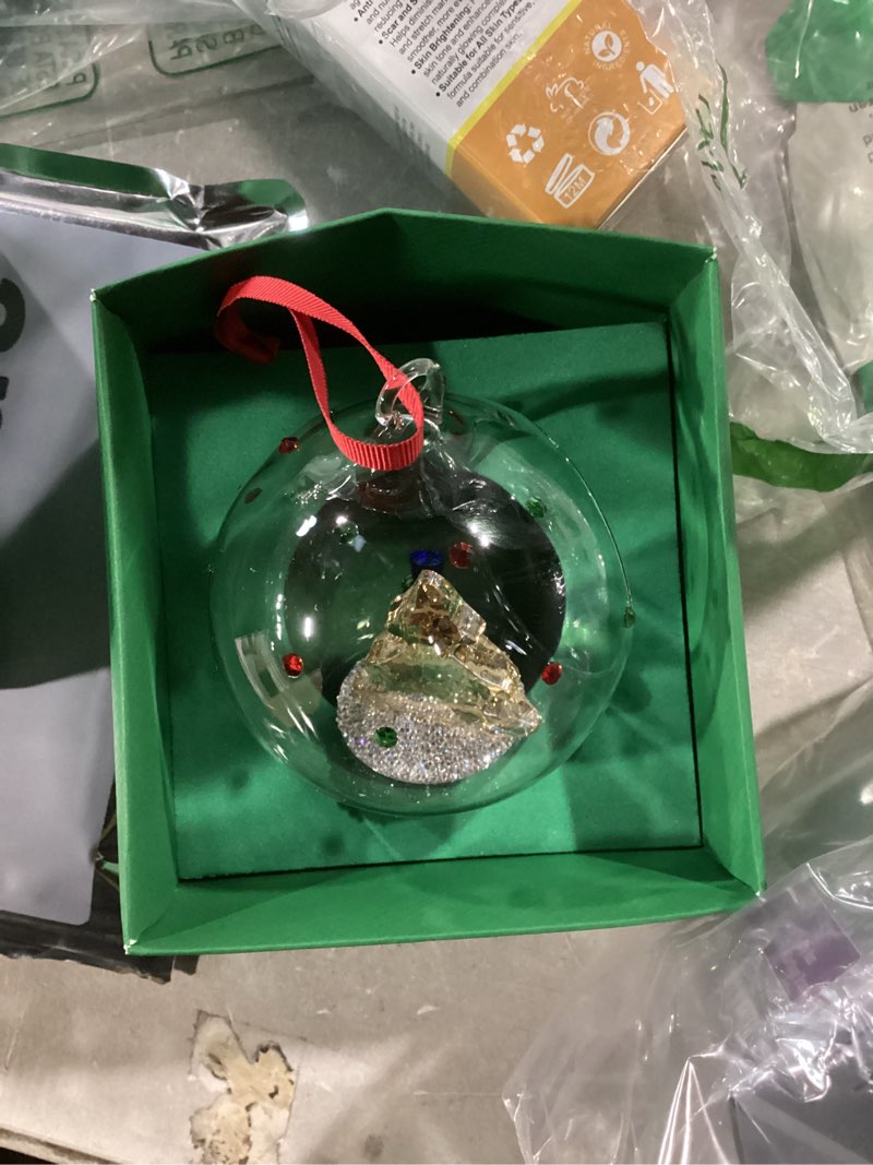 Condition photo showing As Is for Swarovski Annual Edition Ball Ornament 2025