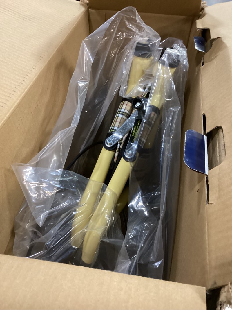 Condition photo showing Good Condition for Drive Medical Winnie Lite Supreme Rollator Walker with Wheels, Tan Plaid 1 Count (Pack of 1) Tan Plaid