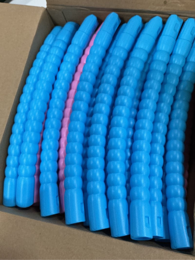 Condition photo showing Good Condition for sratte 8 pcs color hoop detachable adjustable exercise ring plastic hoop for gymnastics dog agility equipment party decor, 4 colors warm colors 24 inch