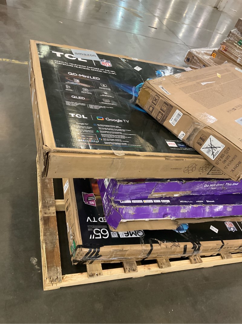 Condition photo showing As Is for 7 untested tv’s