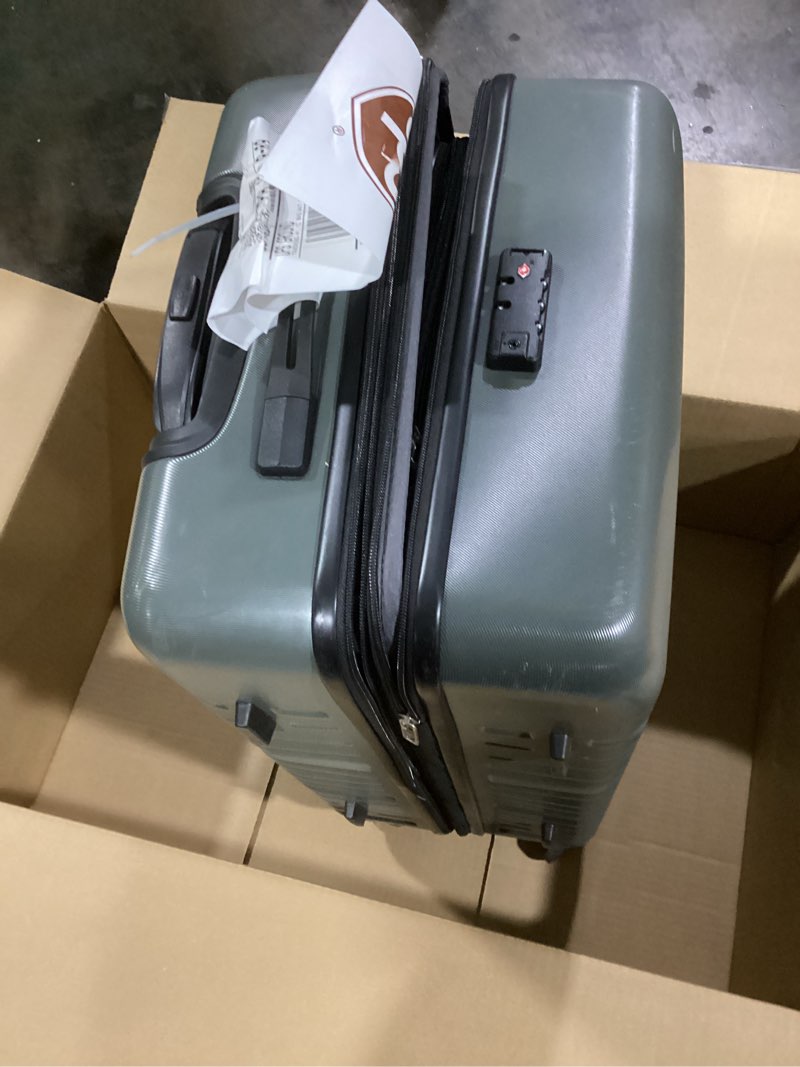 Condition photo showing Good Condition for Samsonite Evolve Se Hardside Expandable Luggage with Double Spinner Wheels, Army Green, 2PC Set (CO/M) 2PC SET (CO/M) Army Green
