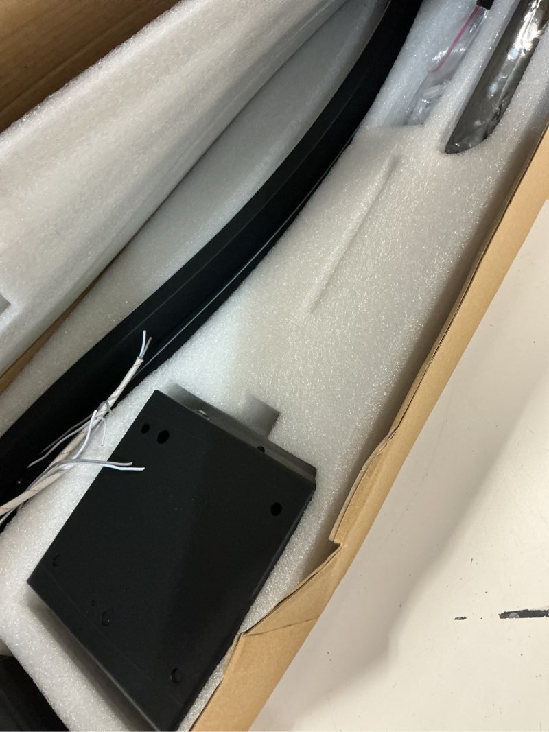 Condition photo showing Good Condition for hunhun battery operated wall sconces set of two, wireless wall sconce with remote control, black rechargeable sconces 3000k-6500k, rgb dimmable wall lights for living room, hallway, bedroom (2 pack) black 40 inch 2 pack
