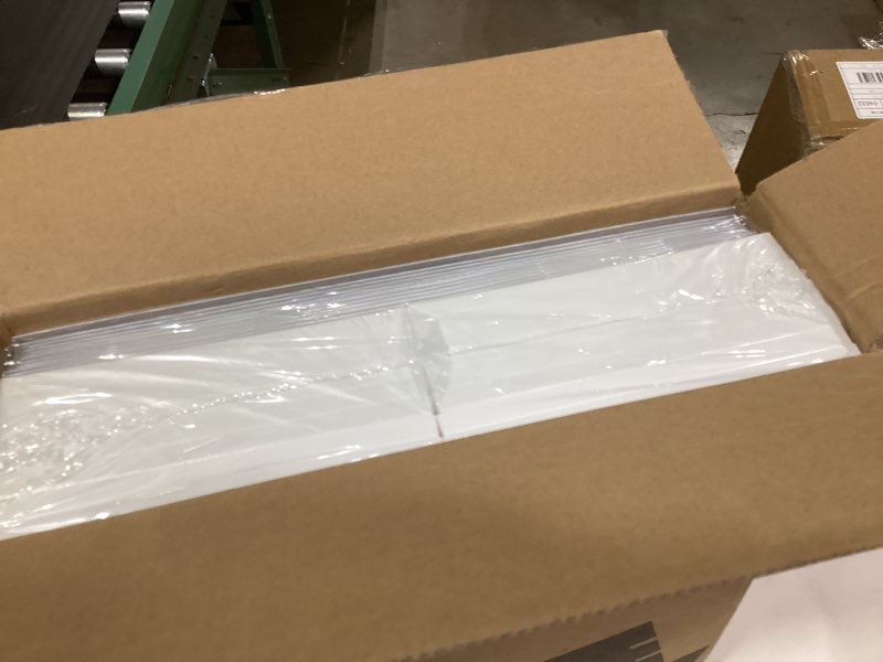 Condition photo showing New/Like New for SEE SPRING X-Large Shoe Storage Box Fit Size 11, Clear Plastic Stackable Shoe Organizer for Closet, Space Saving Foldable Shoe Rack Sneaker Container Bin Holder, 12 Pack Clear X-Large Fit Size 11 Clear