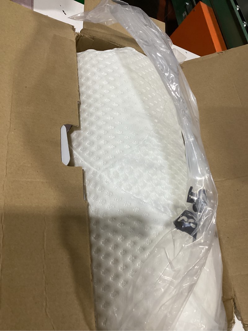 Condition photo showing Good Condition for osteo cervical pillow for neck pain relief, hollow design odorless memory foam pillows with cooling case, adjustable orthopedic bed pillow for sleeping, support for side back sleepers queen(25.5*16.5*5.2/4.1 inches) white