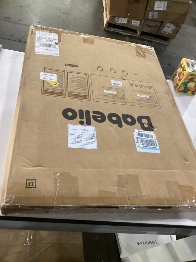 Condition photo showing New/Like New for Babelio 34" Extra Tall Baby/Dog Gate with No Threshold Design Walk Thru Door, 26-43" Auto Close Safe