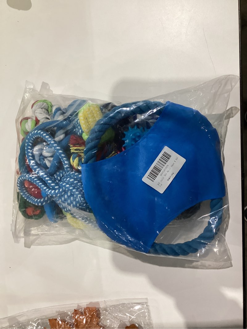 Condition photo showing item condition for 15pcs Puppy Chew Toys for Teething, Small Dogs - Soft Silicone & Rubber Teething Toys to Soothe Gums, Indestructible Chew Toys for Aggressive Chewers, Interactive Dental Toys (Assorted Colors)