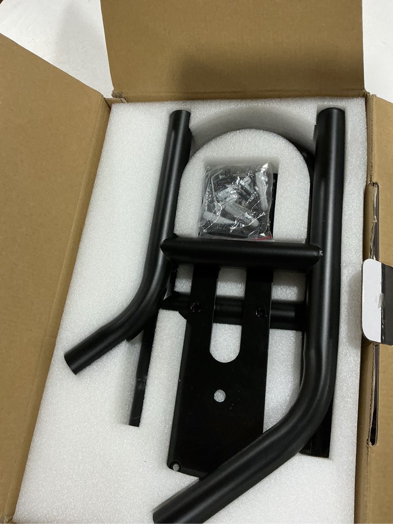 Condition photo showing Good Condition for upgraded hand rails for outdoor steps, stair railing indoor & outdoor, hand rail wall mount stair hand, u-shaped stair handrails for 1-3 steps, handrail for kids, elderly, pregnant women and disabled