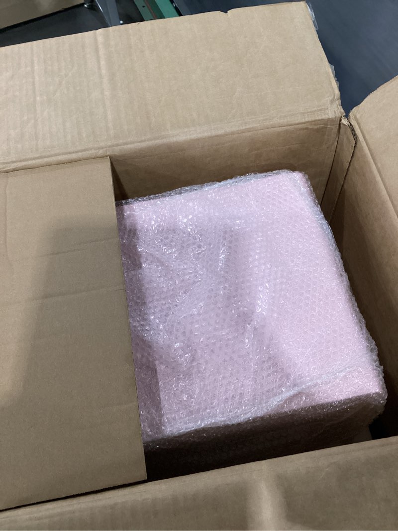 Condition photo showing New/Like New for 1.0 Cubic Feet Safe Box, Small Safe W/Removable Shelf, Alarm System, Digital Electronic Security Money Box for Cash, Document, Home,Office, Hotel Use, Pink, 9.84"D x 13.78"W x 9.84"H Pink 1.0 Cubic Feet