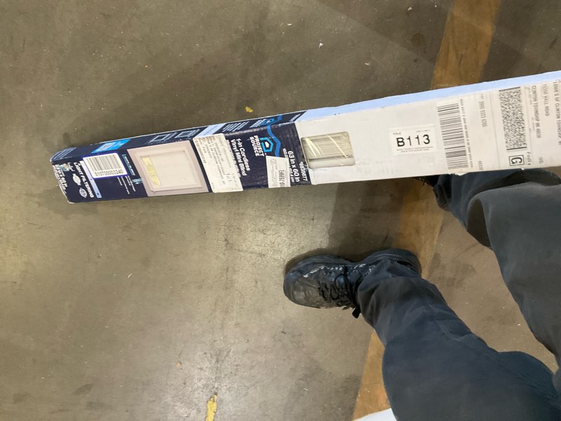 Condition photo showing As Is for cordless blind