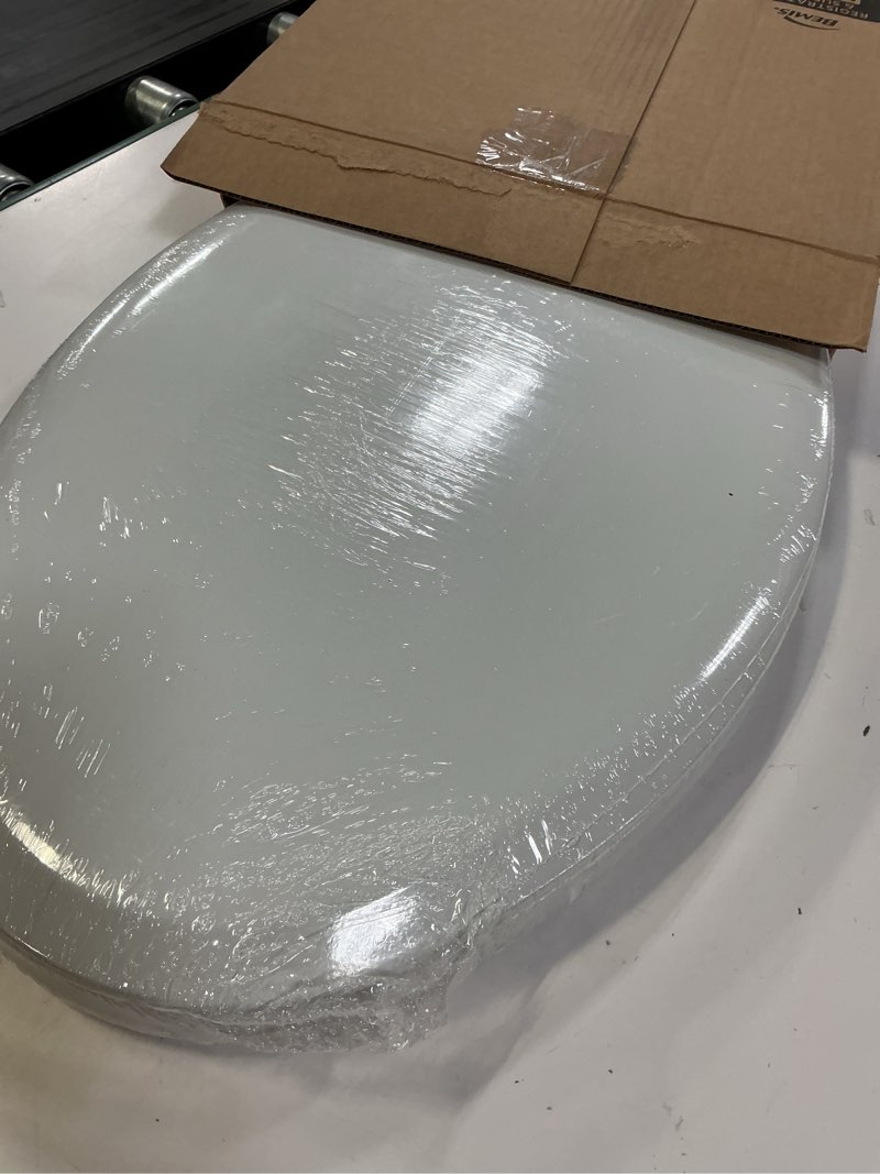 Condition photo showing New/Like New for mayfair nextstep2 toilet seat with toddler potty training seat built-in, slow close, easy clean, magnetic removable kids seat, made in usa, elongated, white