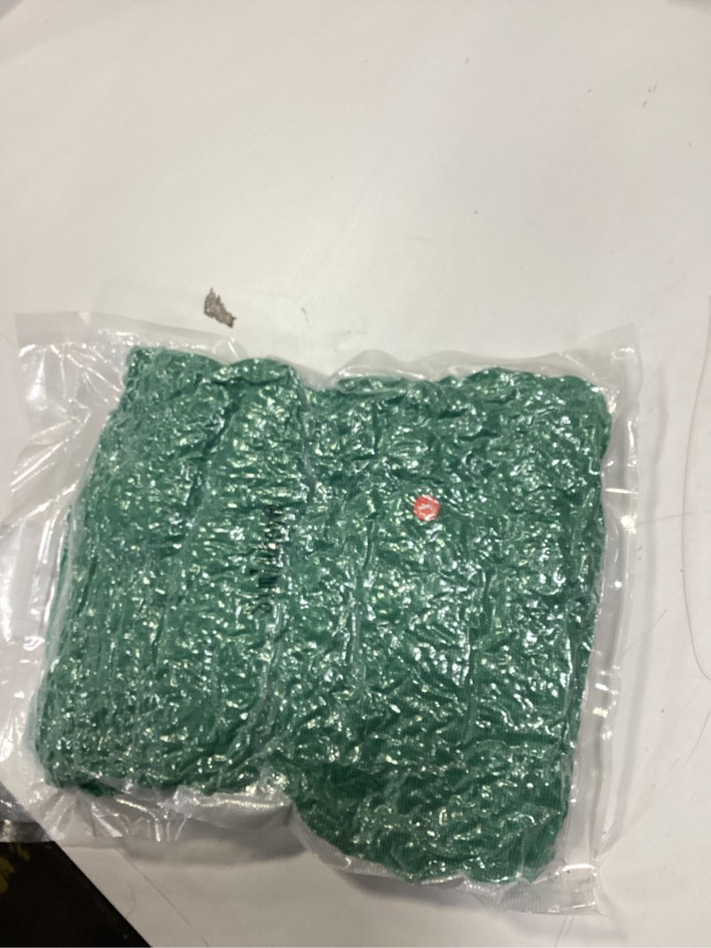 Condition photo showing New/Like New for Women 2025 Summer Maxi Dress Casual V Neck Sundress Sleeveless Hollow Out Eyelet a Line Long Flowy Beach Vacation Green Large