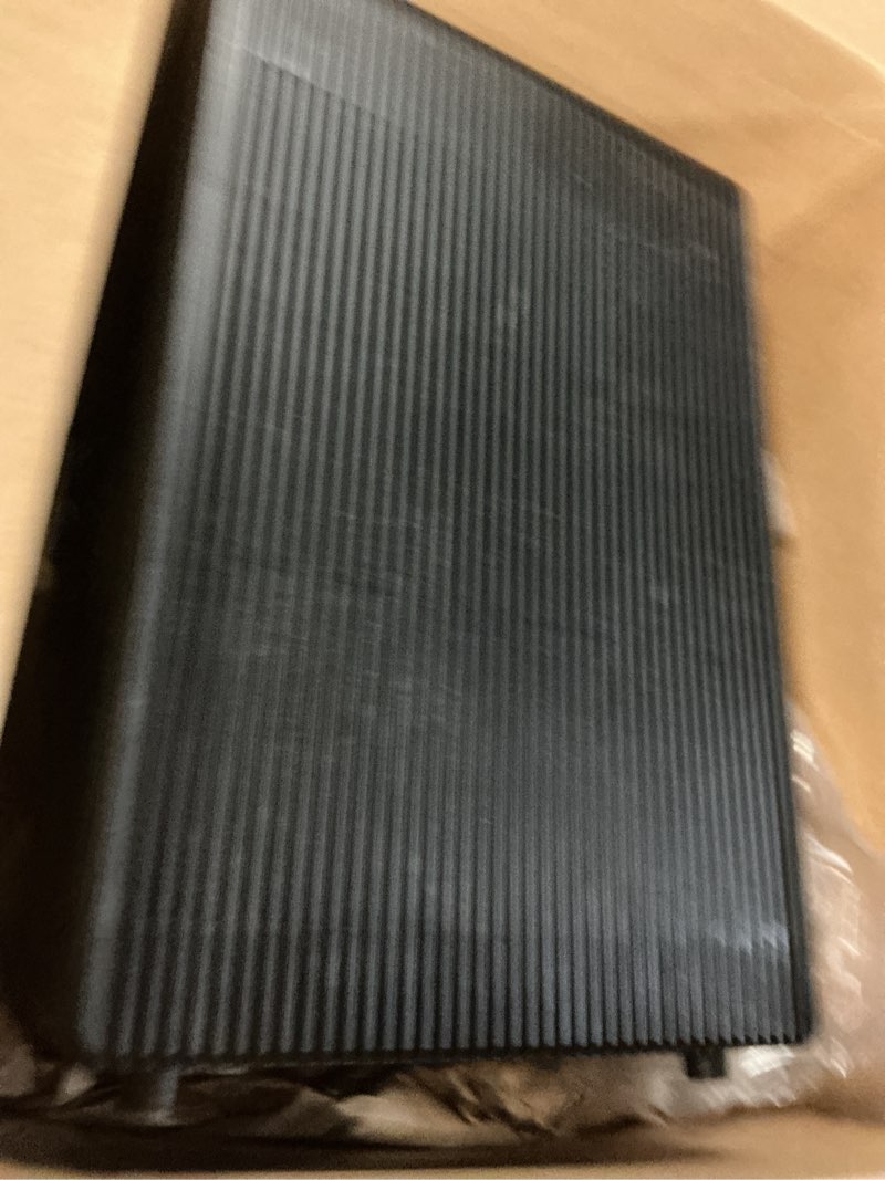 Condition photo showing As Is for winix 5510 air purifier (new generation of 5500-2) for home large room up to 1881 ft² in 1 hr, true hepa, high deodorization carbon filter and auto mode, captures pet allergies, smoke, dust. polished charcoal gray air purifier