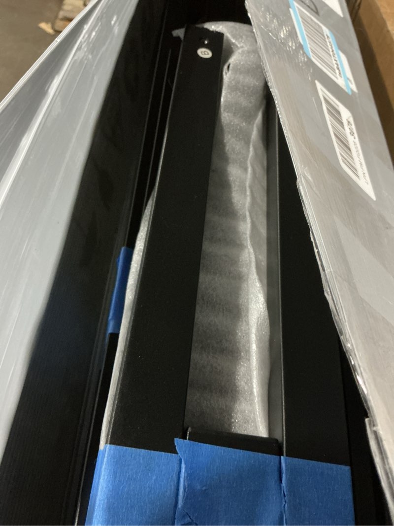 Condition photo showing Good Condition for full metal bed frame - 14 inch tall heavy duty bedframe black basic steel slats platform no box spring needed/easy assembly/noise free full 14 inch
