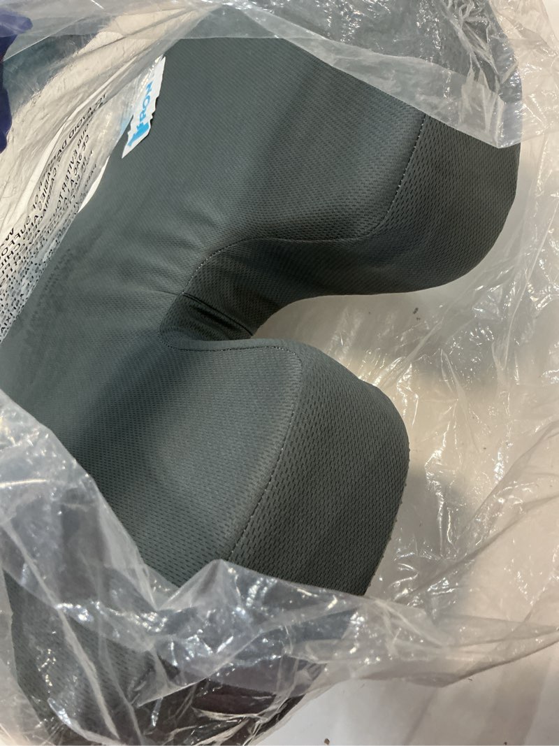 Condition photo showing Good Condition for 5 stars united seat cushion - memory foam chair cushion for tailbone pain relief - ergonomic support for coccyx, sciatica & butt - office, desk & gaming chair, car seat, wheelchair, airplane, d gray dark gray mesh large