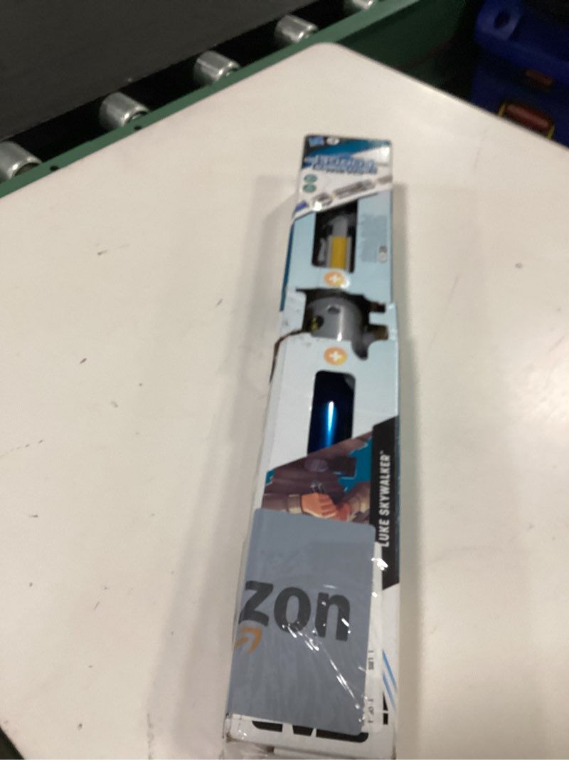 Condition photo showing Good Condition for STAR WARS Lightsaber Forge Luke Skywalker Electronic Extendable Blue Lightsaber Toy, Customizable Roleplay Toy, Kids Ages 4 and Up
