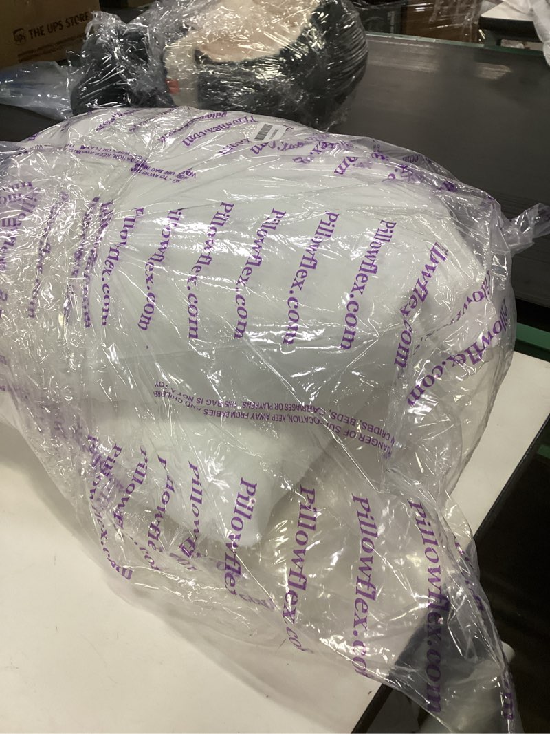 Condition photo showing Good Condition for Oubonun 20 x 20 Throw Pillow Inserts - Soft, Plush & Decorative Down Alternative Pillows for Couch Sofa Bed, Machine Washable - White, Pack of 2 2 20x20 Inch (Pack of 2)