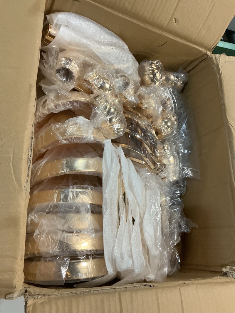 Condition photo showing Good Condition for VEVOR 10PCS 55cm/21.65” Tall Crystal Wedding Flower Stand, Metal Wedding Centerpiece Vase, Gold Flower Holders Floral Display Rack for Tables Wedding Dinner Party, Ceremony Birthday Event Decor Crystal 10PCS/21.65”new