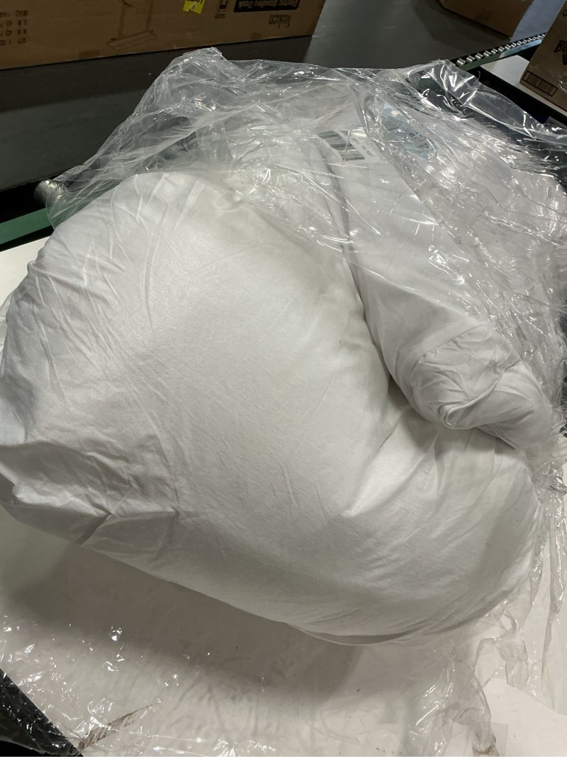 Condition photo showing As Is for Bedsure Comforter Duvet Insert - Quilted Comforters Queen Size, All Season Duvet, Down Alternative Bedding, with 8 Tabs, Gifts for Women/Men, White, Queen 88 x 88 Inches Queen White