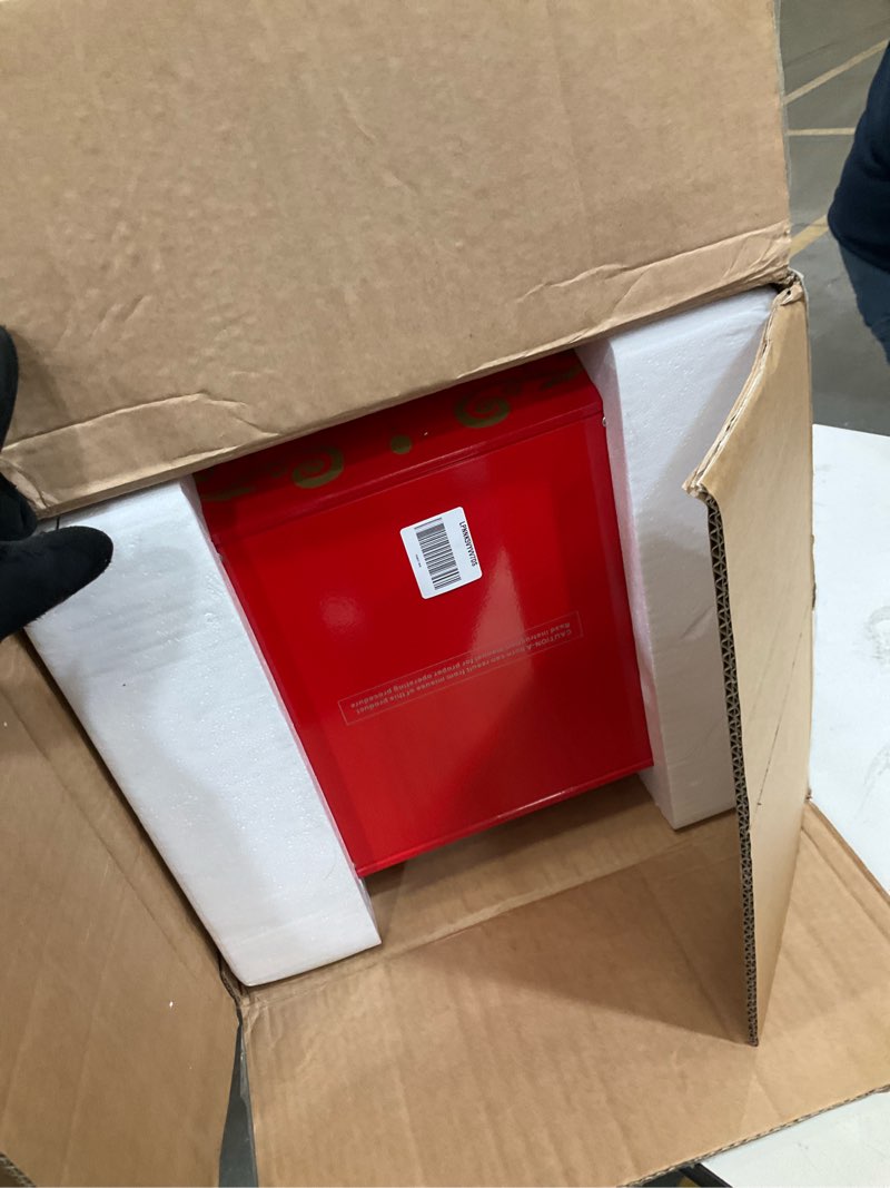 Condition photo showing As Is for VEVOR Commercial Popcorn Machine, 8 Oz Kettle, 850 W Countertop Popcorn Maker for 48 Cups per Batch, Theater Style Popper with 3-Switch Control Steel Frame Tempered Glass Doors 2 Scoops 2 Spoons, Red 8OZ Tabletop Red