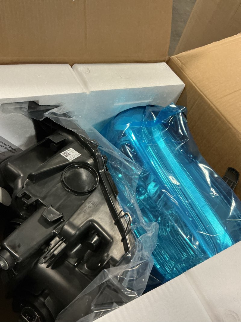 Condition photo showing Good Condition for headlights assembly for 2016-2023 toyota tacoma (fits models w/o factory led drl only) headlamp replacement driver & passenger side chrome | with high & low beam bulbs oe replacement