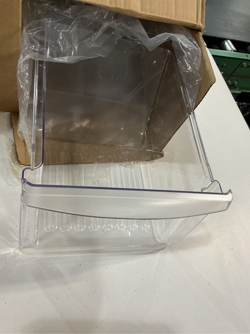 Condition photo showing Good Condition for smart choice clear refrigerator door bin crisper drawer replacement for frigidaire 240364503