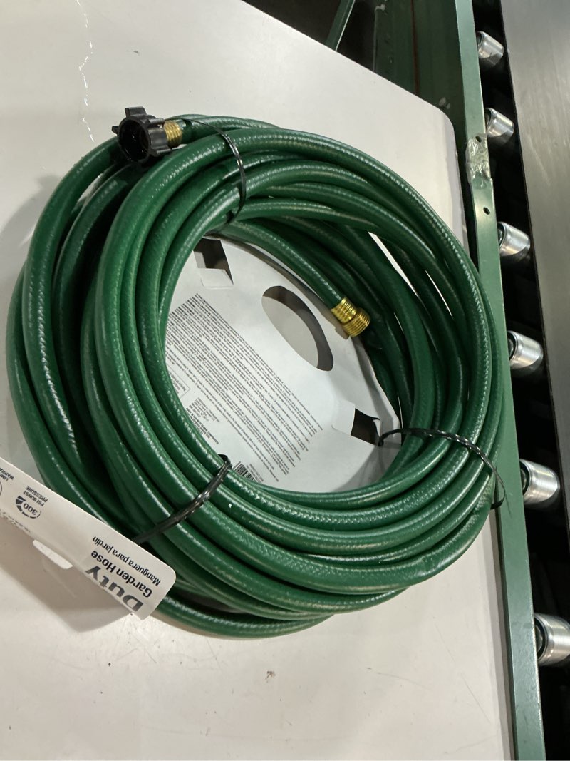 Condition photo showing As Is for project source 1/2-in x 50-ft light vinyl green hose