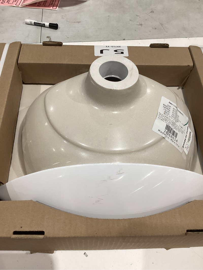 Condition photo showing Good Condition for  project source euro 18-in sandstone single sink bathroom vanity with white cultured marble top