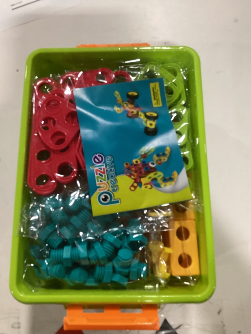 NXONE 195 PCS Educational STEM Toys for Boys and Girls Ages 3 4 5 6 7 8 9 10 Construction Building B