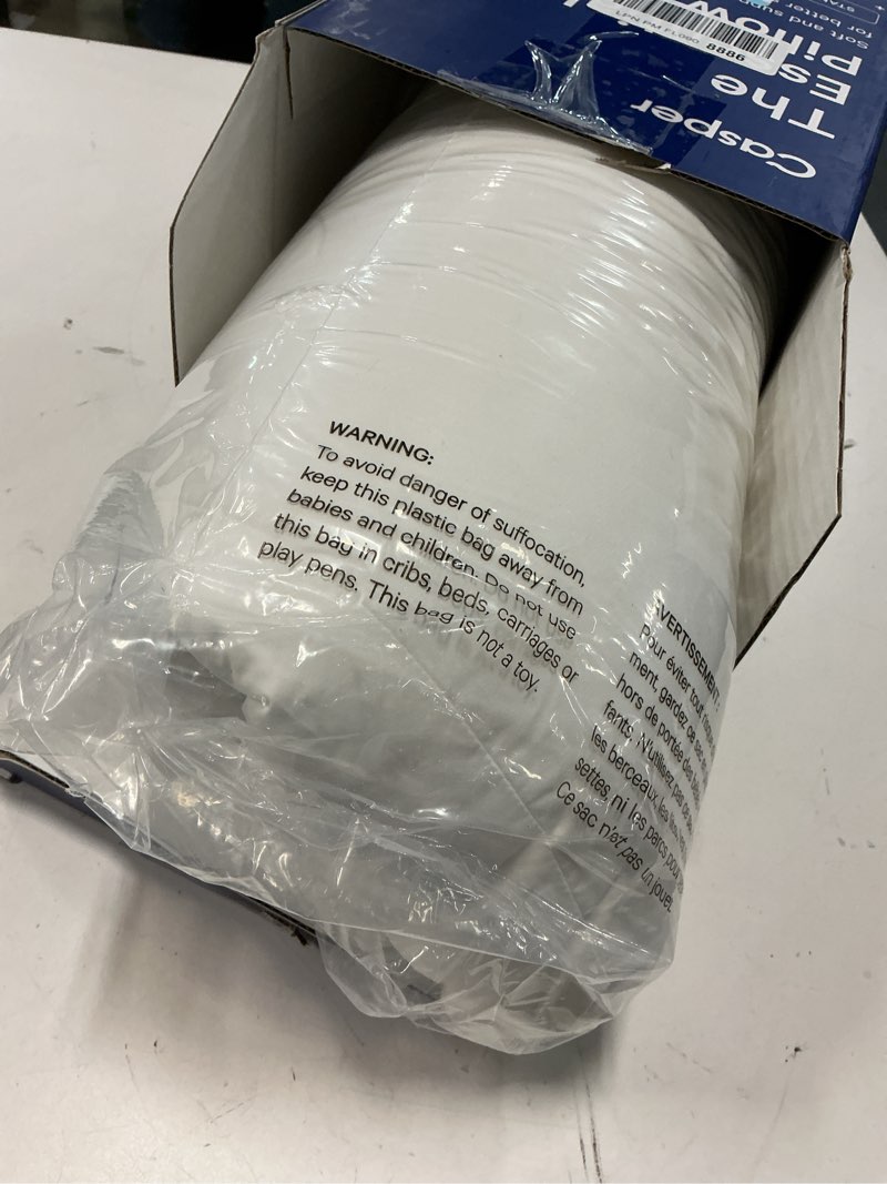 Condition photo showing New/Like New for casper - essential pillow - white