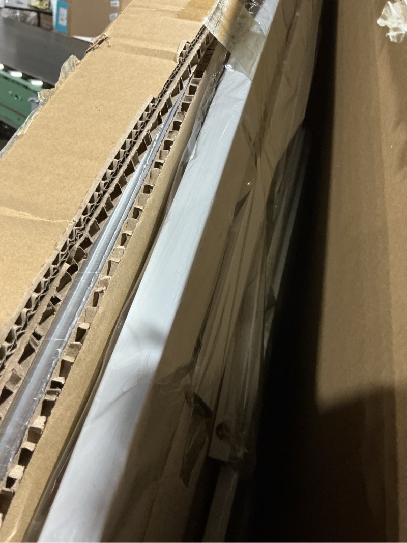 Condition photo showing Good Condition for Maxtek Rolling White Board on Wheels 48x32 inch Double Side Magnetic Dry Erase Board with Stand, Aluminum Frame Easel Mobile Standing Whiteboard for Office, Classroom & Home Silver Frame