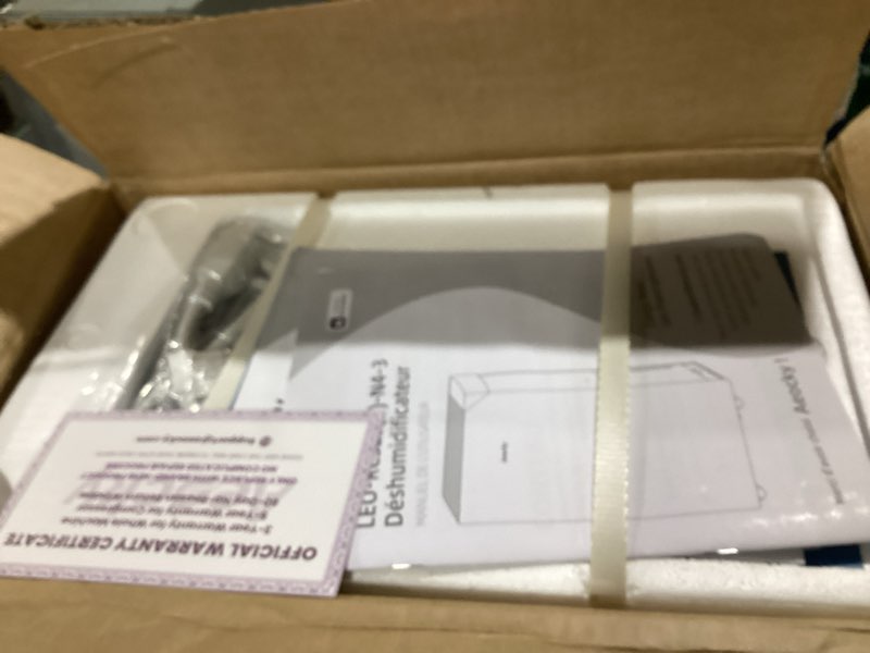 Condition photo showing Good Condition for 4500 Sq.Ft Energy Star 2025 Dehumidifier,AEOCKY Max 74 Pint/D Smart Compressor Dehumidifier with Drain Hose, Intelligent Humidistat,for Basement,Bedroom,Home,Bathroom Gold 74 Pints - 4500 Sq.Ft