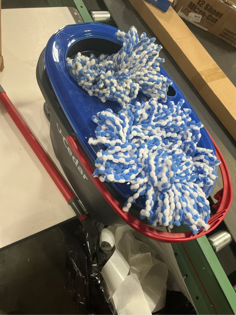 Condition photo showing Good Condition for O-Cedar RinseClean Spin Mop & Bucket System | Clean with Water | Removes 99% of Bacteria Plastic Rinseclean Spin Mop & Bucket Cleaning System