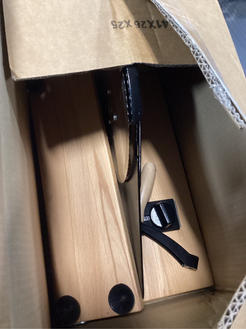 Condition photo showing Good Condition for Heavy-Duty Bread Slicer Hand Crank with Foldable 14.6" Beech Base | Industrial 45# Steel & 601 Blade Cuts Tall Sourdough & Long Baguette | Metal Guide & Adjustable Thickness,Scale Line and Suction Cup