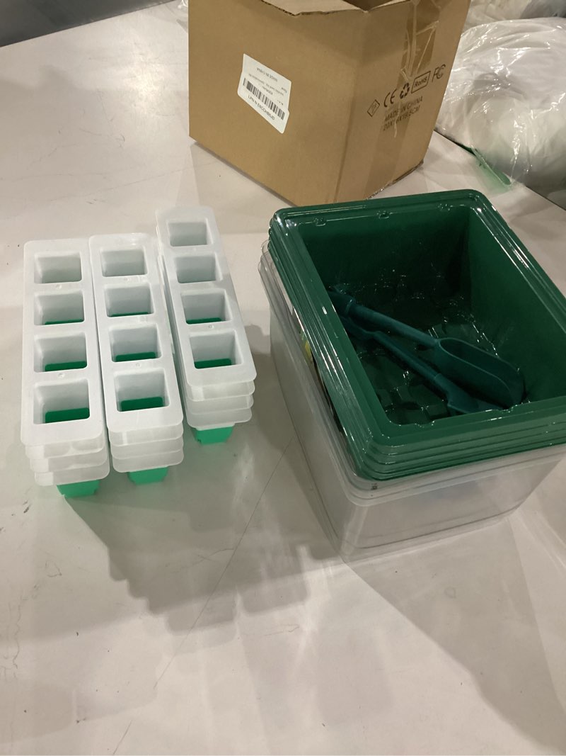 Condition photo showing As Is for sondiko silicone seed starter tray, 48 cell reusable seed starter kit, seedling starter trays with humidity dome, mini greenhouse germination kit, perfect for starting vegetable, flower & herb seeds 48-cell