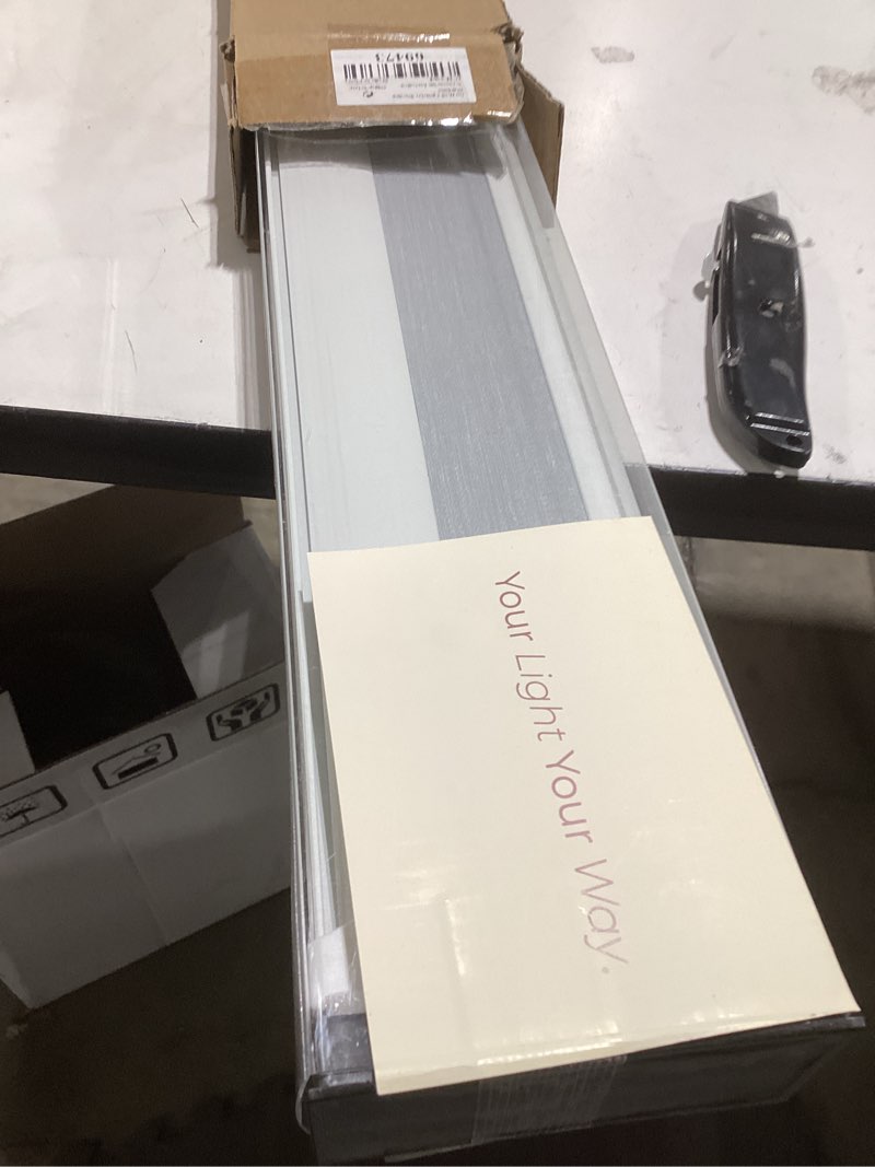 Condition photo showing Good Condition for Allesin Zen No Drill Blinds for Windows Blackout Cordless Cellular Shades Honeycomb Blinds Pull Down, Free Stop Easy Install for Home and Office, Blackout, White, 34.5" W x 64" H White-100% Blackout 34.5"W x 64"H