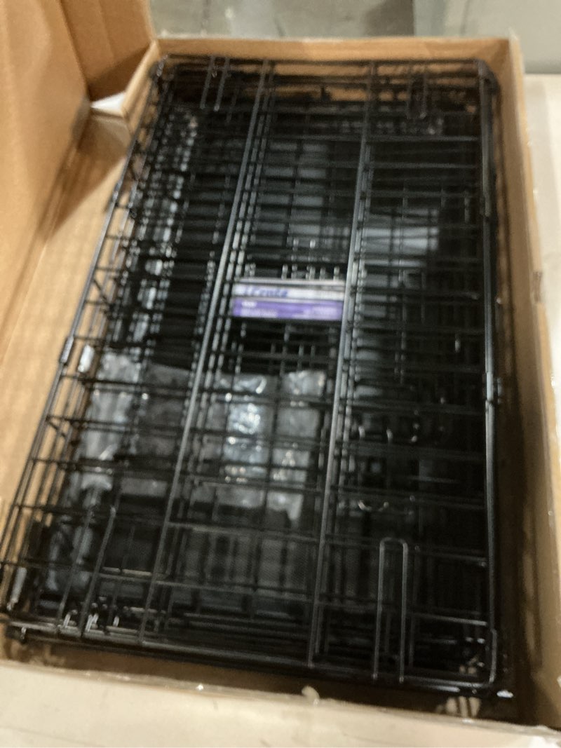 Condition photo showing New/Like New for midwest homes for pets 22-inch icrate for extra-small breeds, up to 15 lbs, single door folding dog crate with divider panel, leak-proof tray & secure latch, portable, durable & easy to assemble 23.0"l x 14.0"w x 16.2"h single door