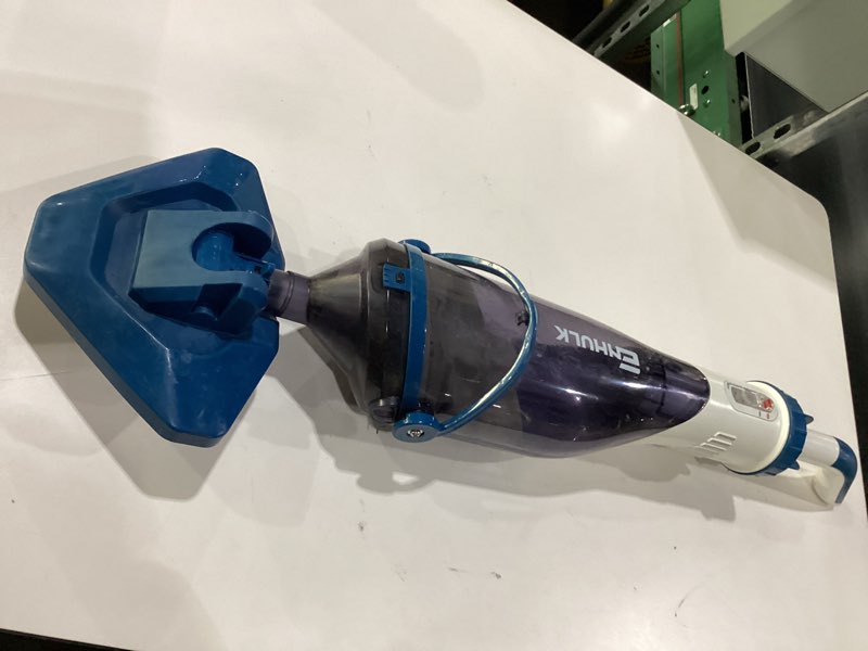 ENHULK Cordless Pool Vacuum with Telescopic Pole for Deep Cleaning-Pool Vacuum *missing everything but vacuum *