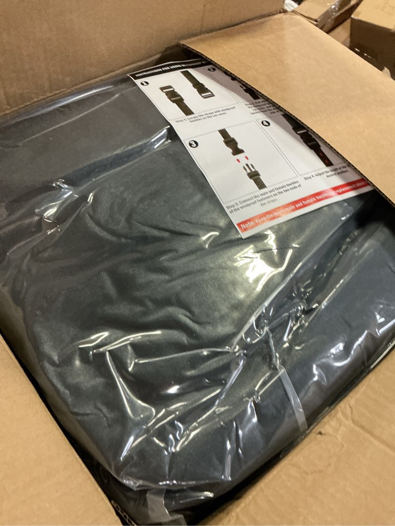 Condition photo showing New/Like New for pickup truck cover custom fit for ram 1500 2009-2026, 6 layers car cover waterproof all weather for automobiles,outdoor full exterior cover,rain, sun, wind protection,black fit for ram 1500 black