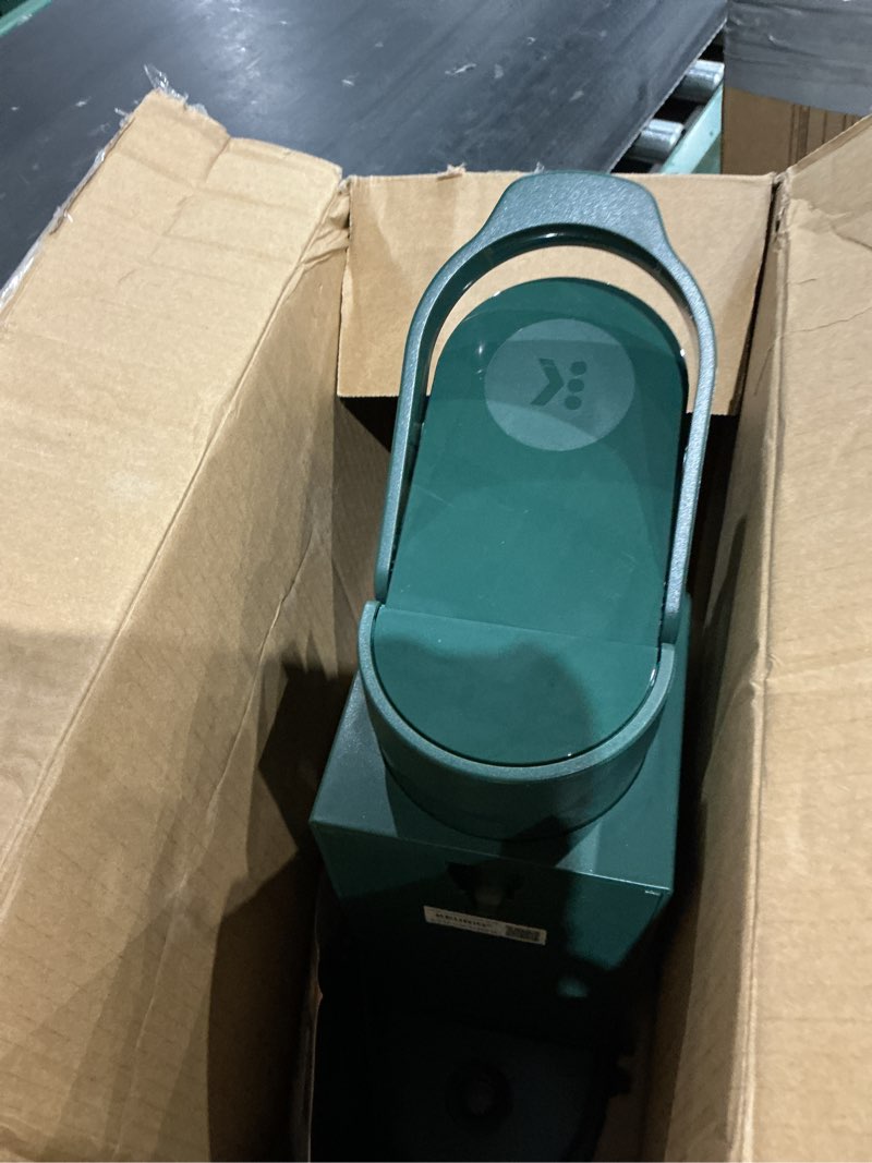 Condition photo showing As Is for verde)))keurig k-elite single serve k-cup pod coffee maker, with strength and temperature control, iced coffee capability, 8 to 12oz brew size, programmable, brushed slate