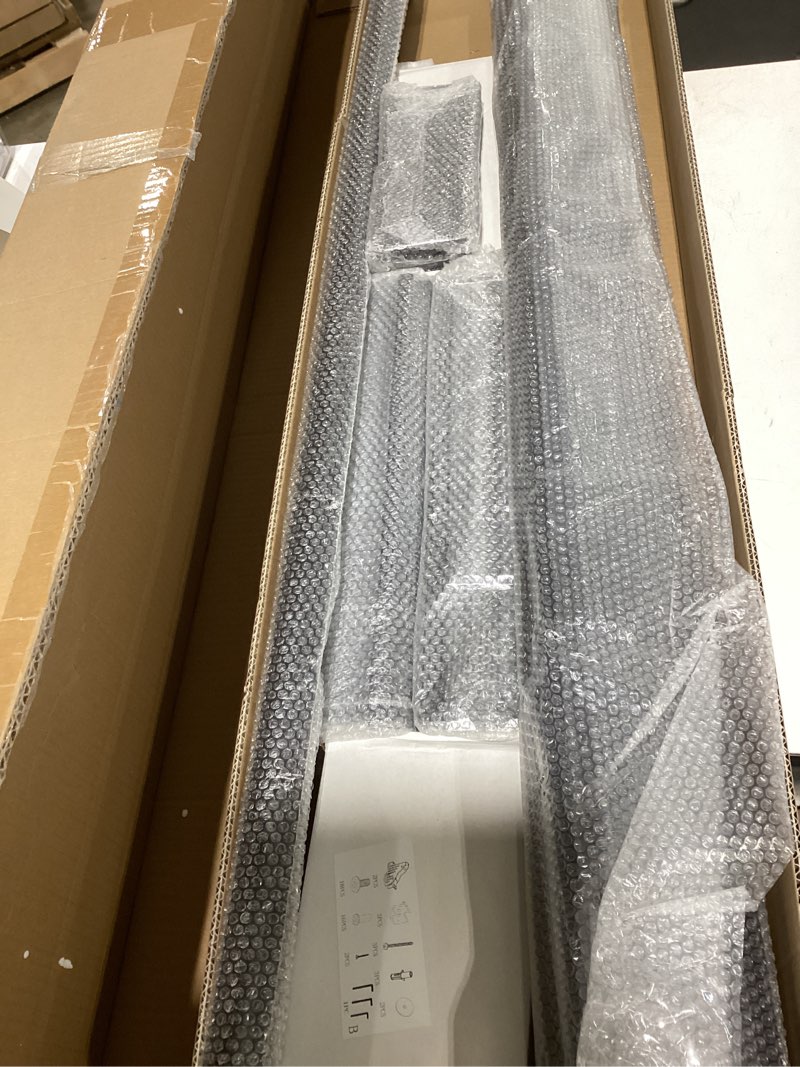 Condition photo showing Good Condition for fredbeck 9ft rolling library aluminium step ladder 108" with 4ft sliding hardware track kit bottom wheel included,for kitchen,loft,warehouses,bookstore,atti,dressing room,metal black black 108" ladder + 4ft hook kit