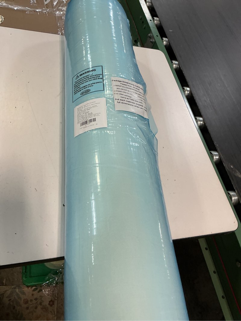 Condition photo showing New/Like New for premium high-density foam mattress topper full size (54"x75") white, thick & firm support, breathable & hypoallergenic for back pain relief & pressure relief, bed topper premium white full