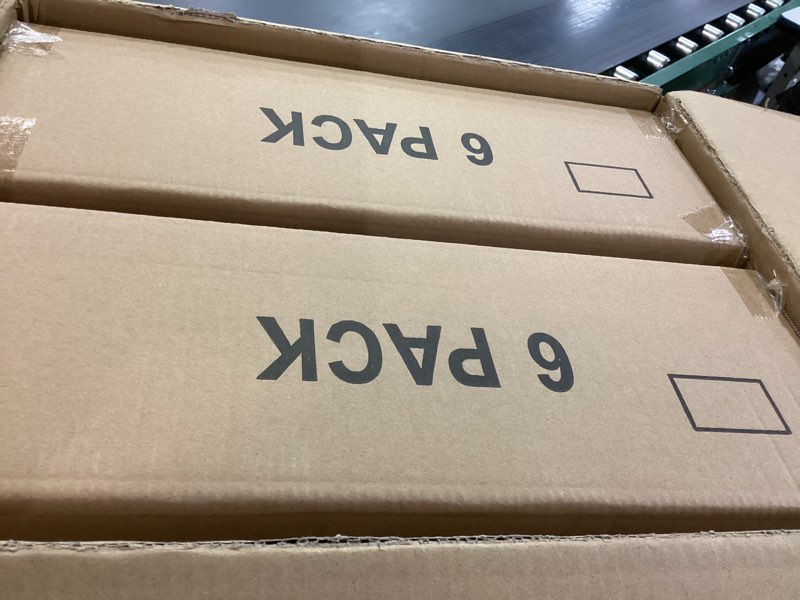 Condition photo showing New/Like New for 12 Pack Clear Shoe Storage Organizer with Magnetic Door, Stackable Plastic Shoe Boxes for Sneakers, Boots, and Heels, Space-Saving Foldable Shoe Rack for Closet, Durable Shoe Cabinet Organizer, Black Black 12 pcs